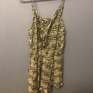 American eagle floral romper NWT